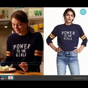 “Power to the Girls” H&M Sweater Size Medium